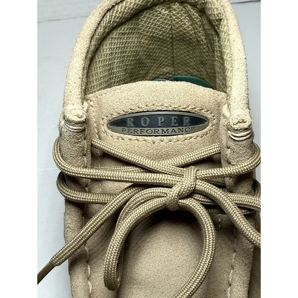 Roper Chukka Desert Boots Tan Suede Lace-Up Comfort Casual Men's Sz 7.5